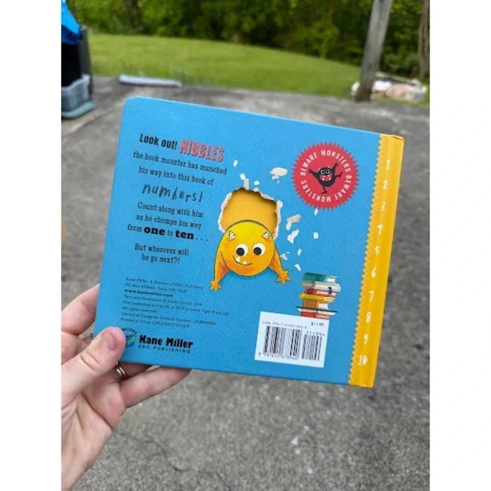 Nibbles Numbers by Emma Yarlett Kane Miller Board Book Counting Monster‎ 2019